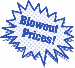 Ausverkauf in Winterthur: Symbolbild Blowout Prices