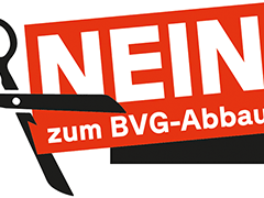 Logo: Nein zum Pensionskassen Abbau